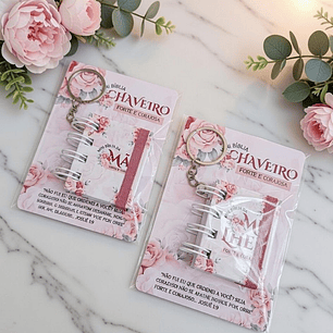 Arquivo Chaveiro Mini Bíblia dia das Mães - Encaderna com Amor