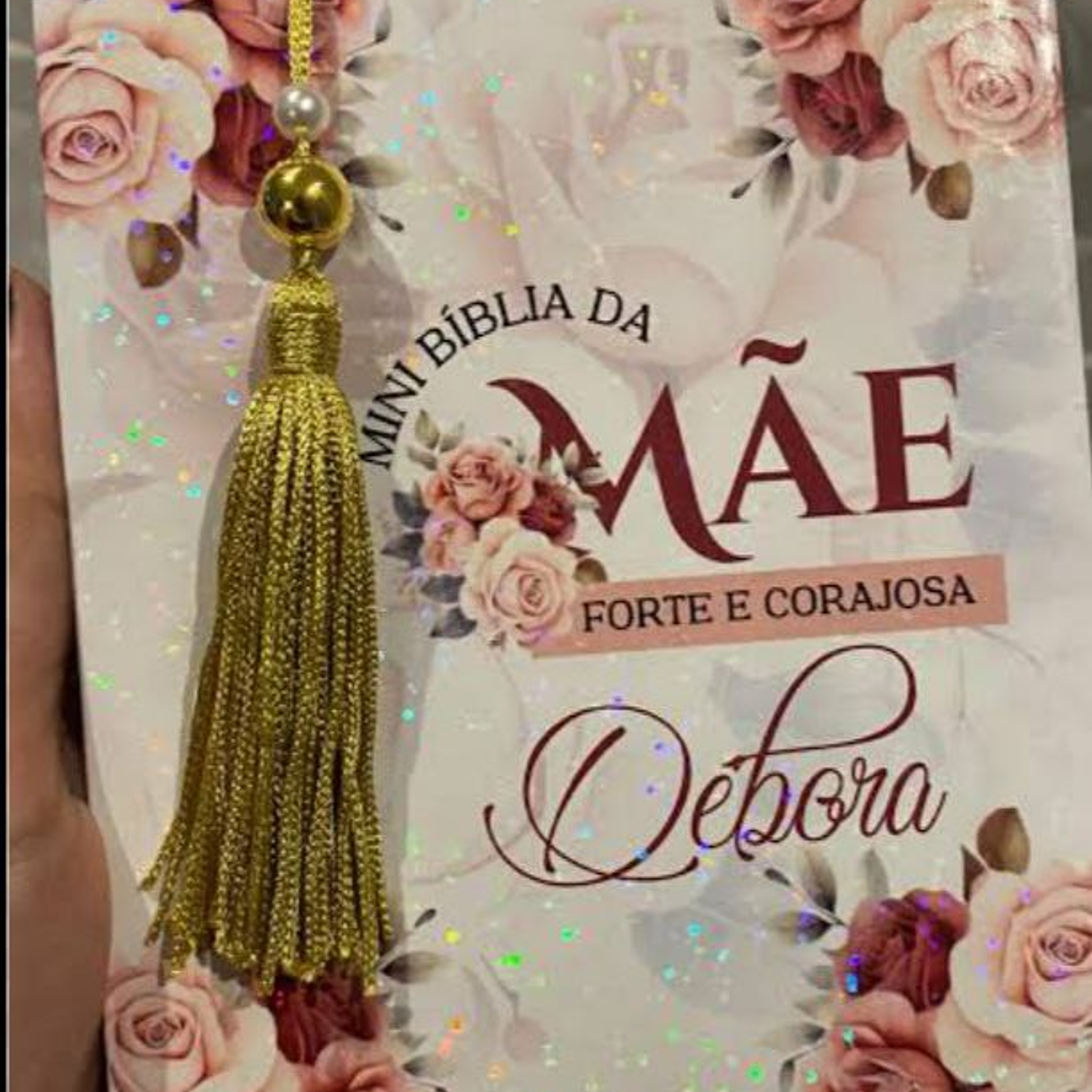 Arquivo Chaveiro Mini Bíblia Forte e Corajosa 4