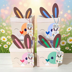 Arquivo Caixa Quadrada Especial De Páscoa Porta Ovo