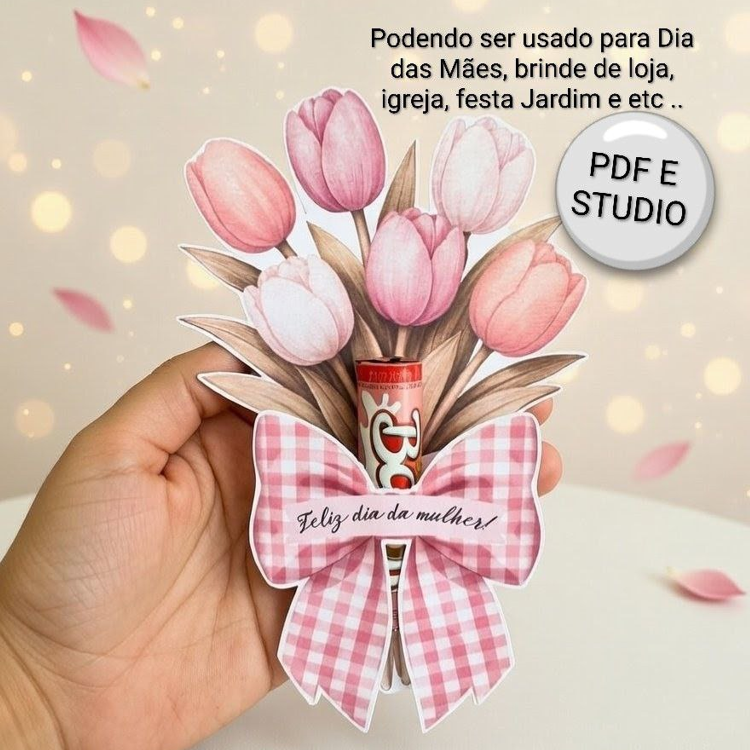 Arquivo Card Buquê Baton Dia Das Mulheres 1