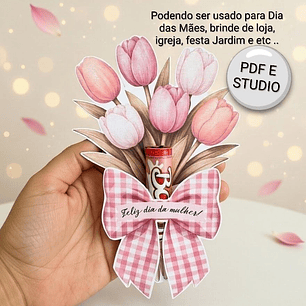 Arquivo Card Buquê Baton Dia Das Mulheres