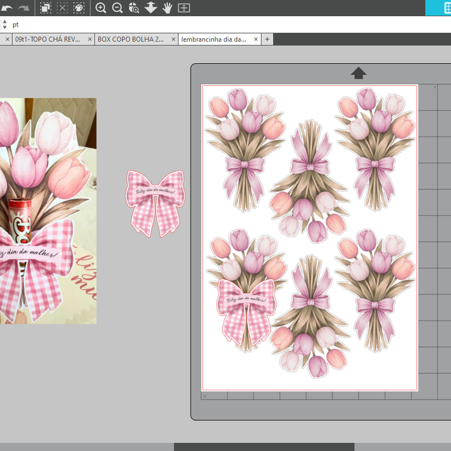 Arquivo Card Buquê Baton Dia Das Mulheres 2