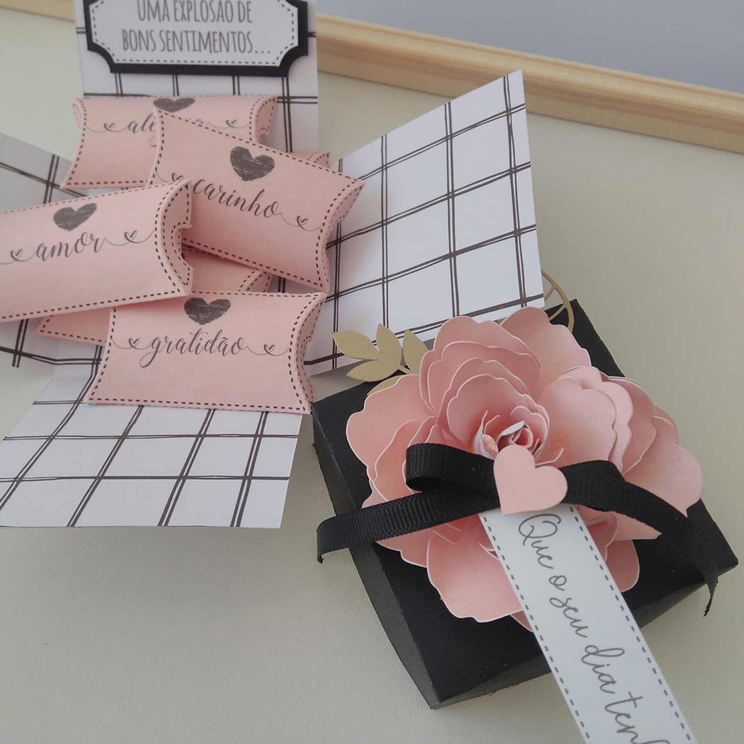 Arquivo Caixa Explosão Palavras De Gratidão - Editável 4