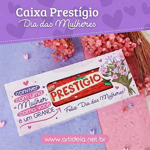 Arquivo Caixa Prestígio Dia da Mulher- Pdf e Studio - Art ideia