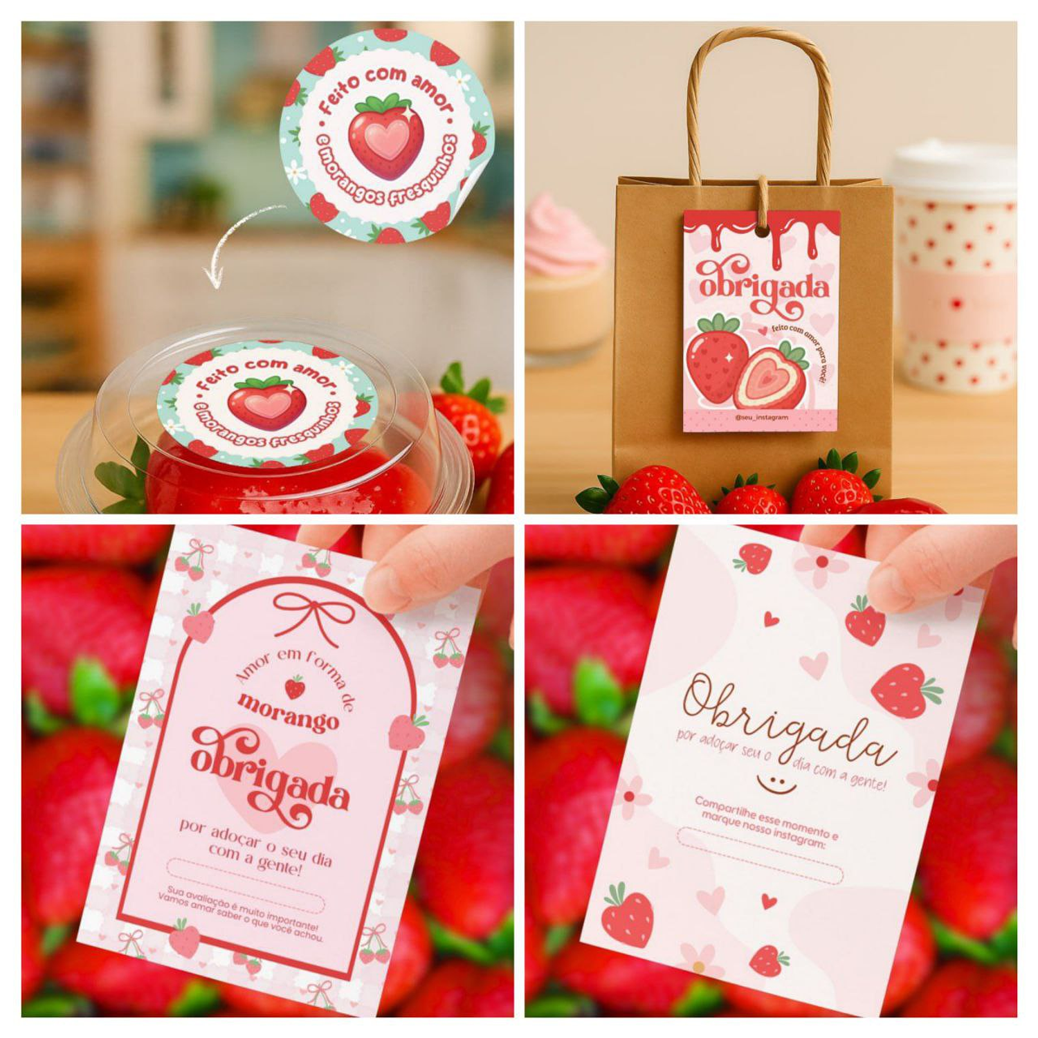 Arquivo Kit Digital Encomenda Morango - Ana Flor 2