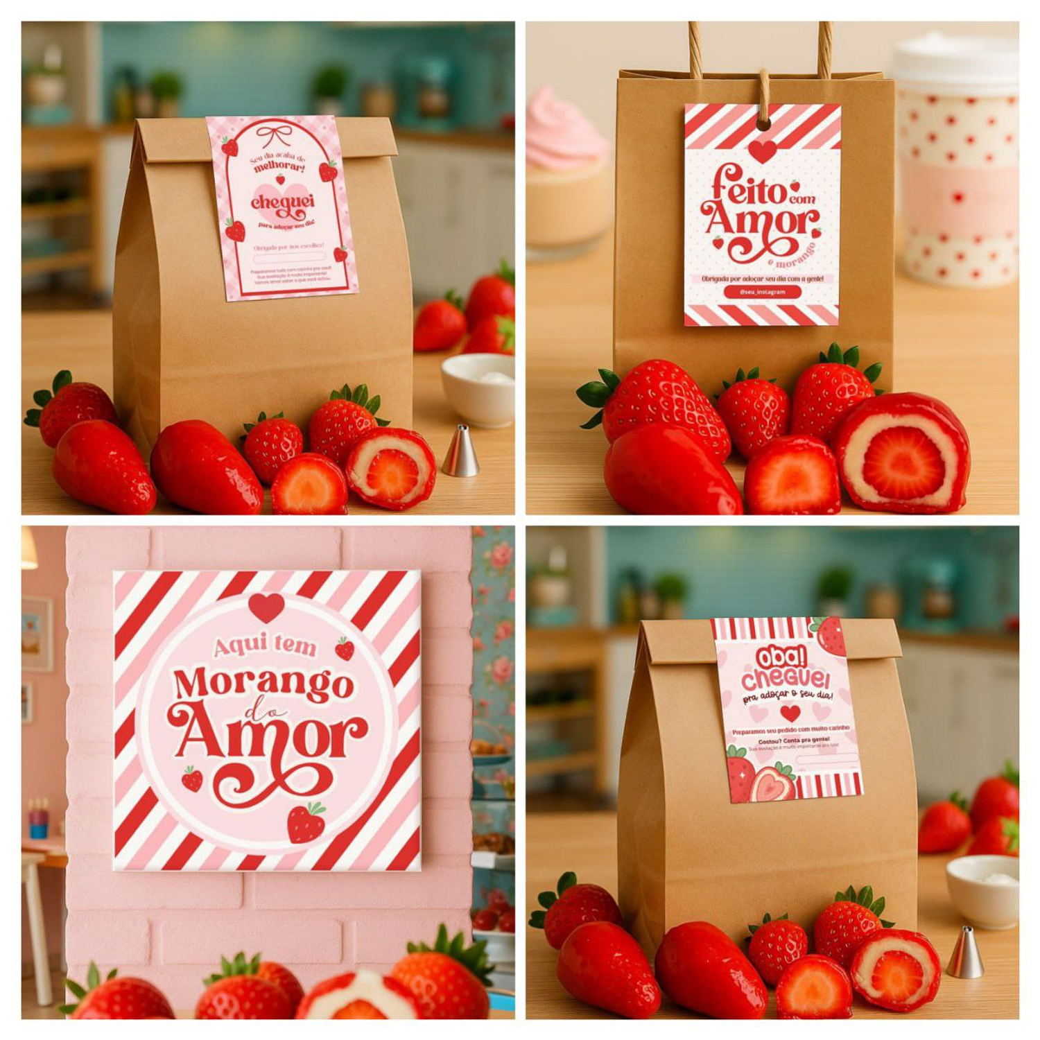 Arquivo Kit Digital Encomenda Morango - Ana Flor 3