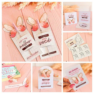 Arquivo Kit Borboleta Dia da Mulher