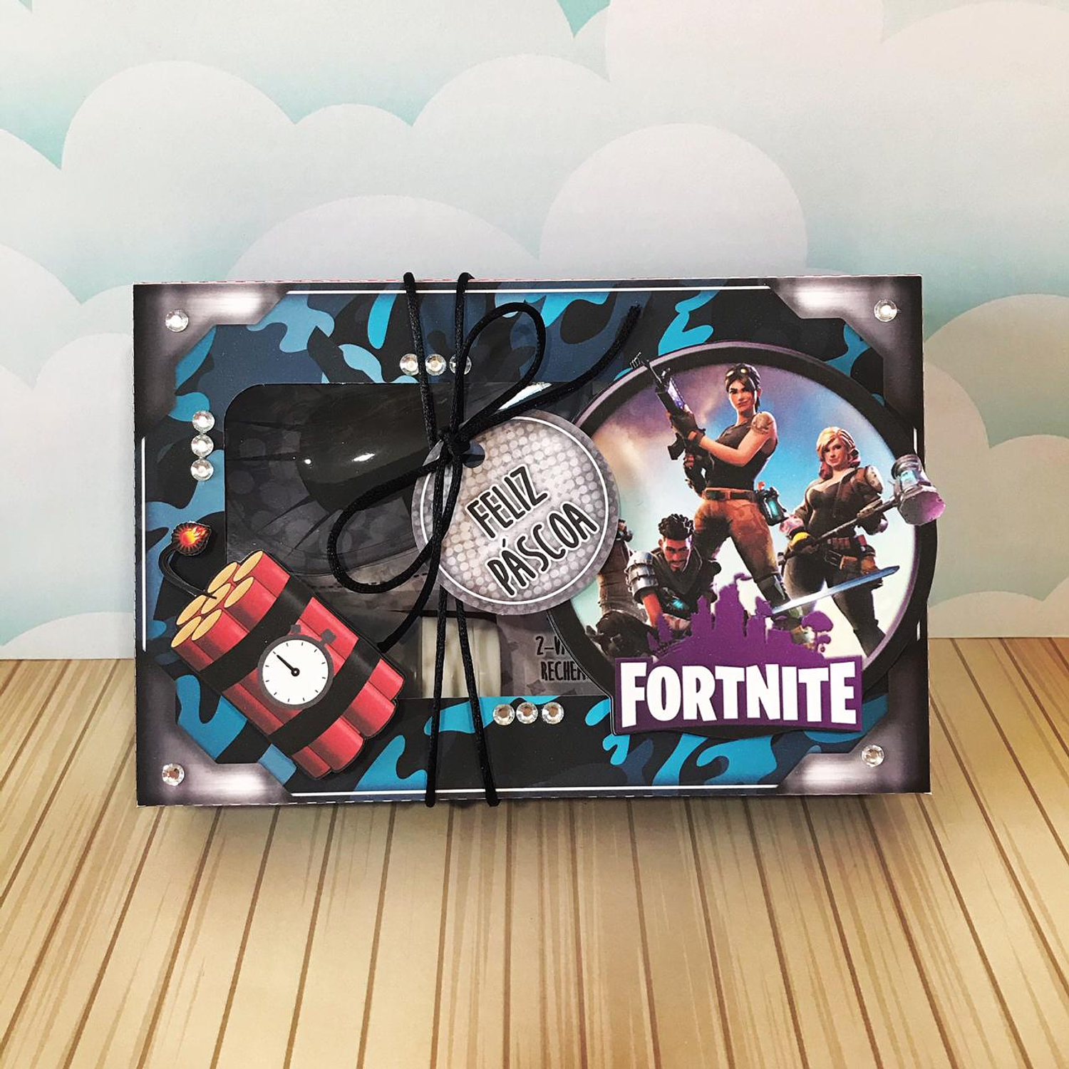 Arquivo Caixa Mini Confeiteiro Fortnite - Lina Criativa     3
