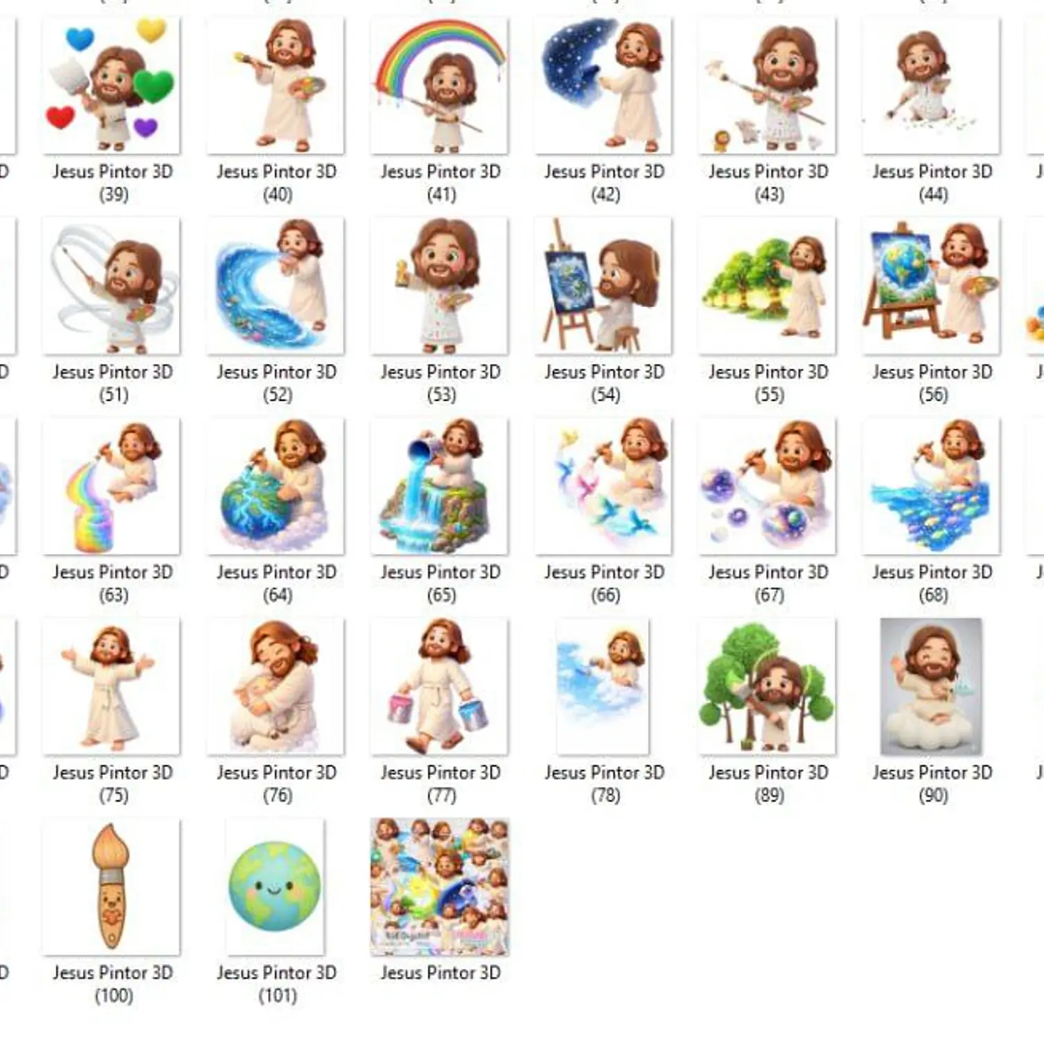 Kit Digital Jesus O Maior Pintor Do Mundo 3D 3