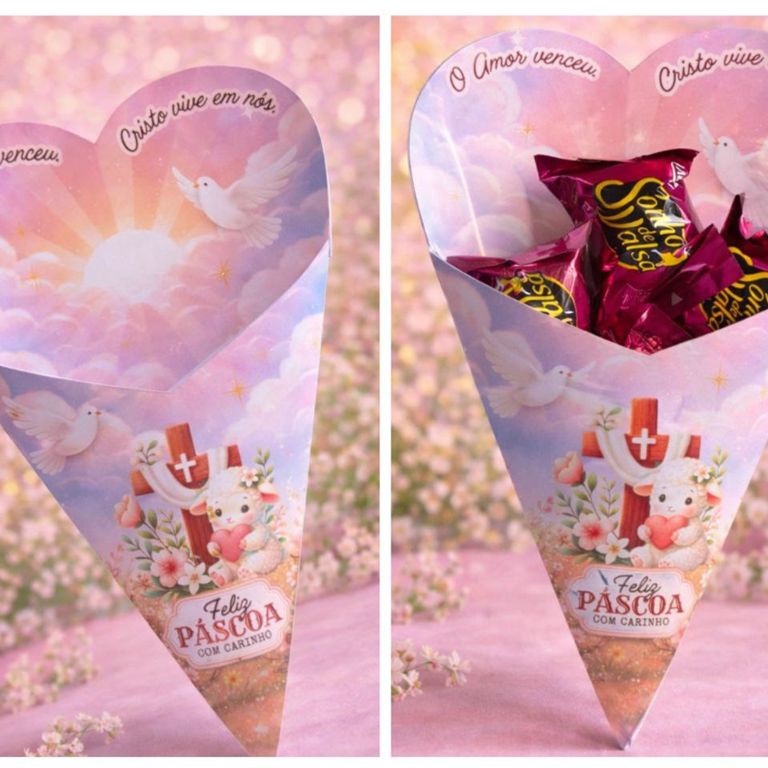 Arquivo Buquê Gigante Páscoa - pdf e Studio 3