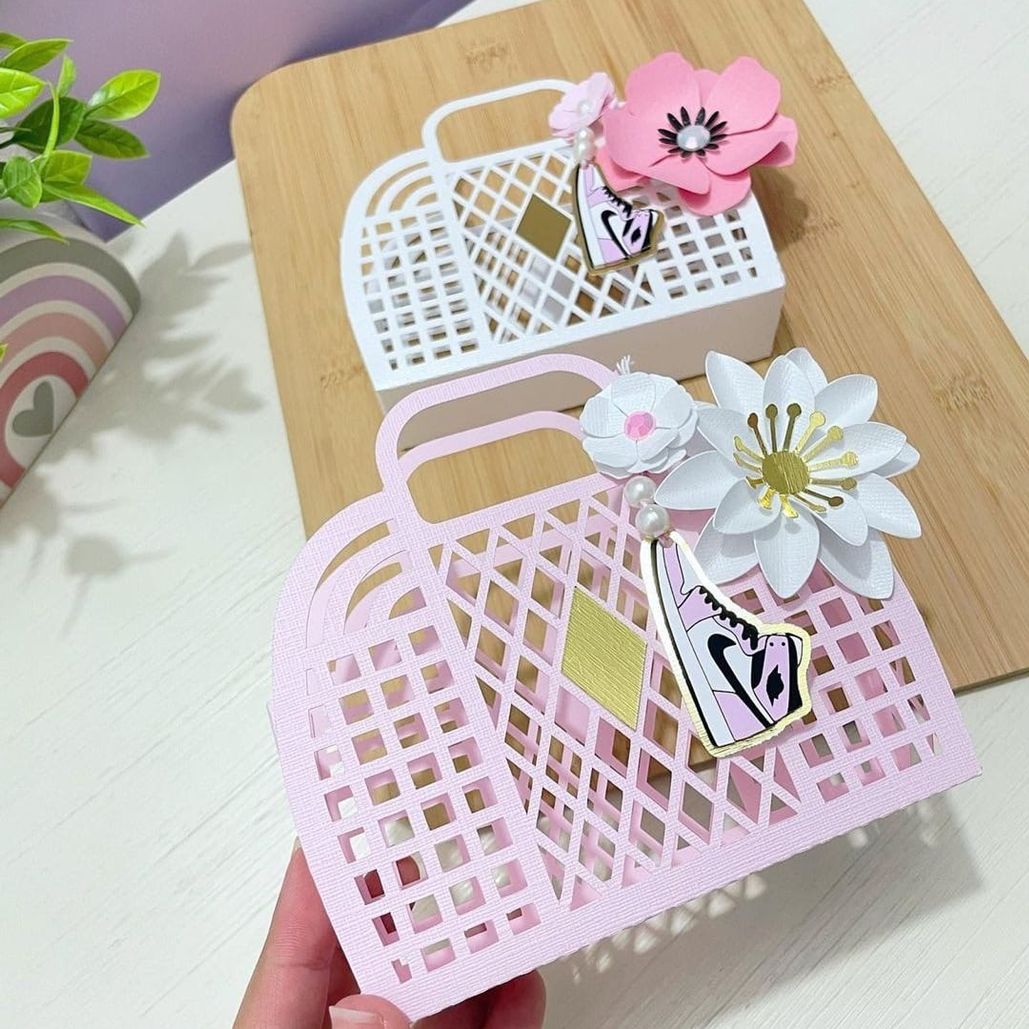  Arquivo Bolsinha Cestinha de Feira