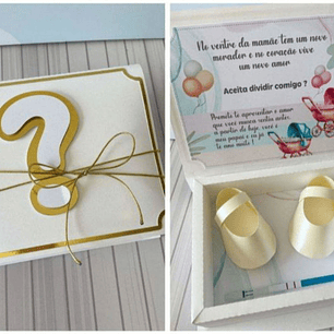 Arquivo Caixa a Revelação Gravidez