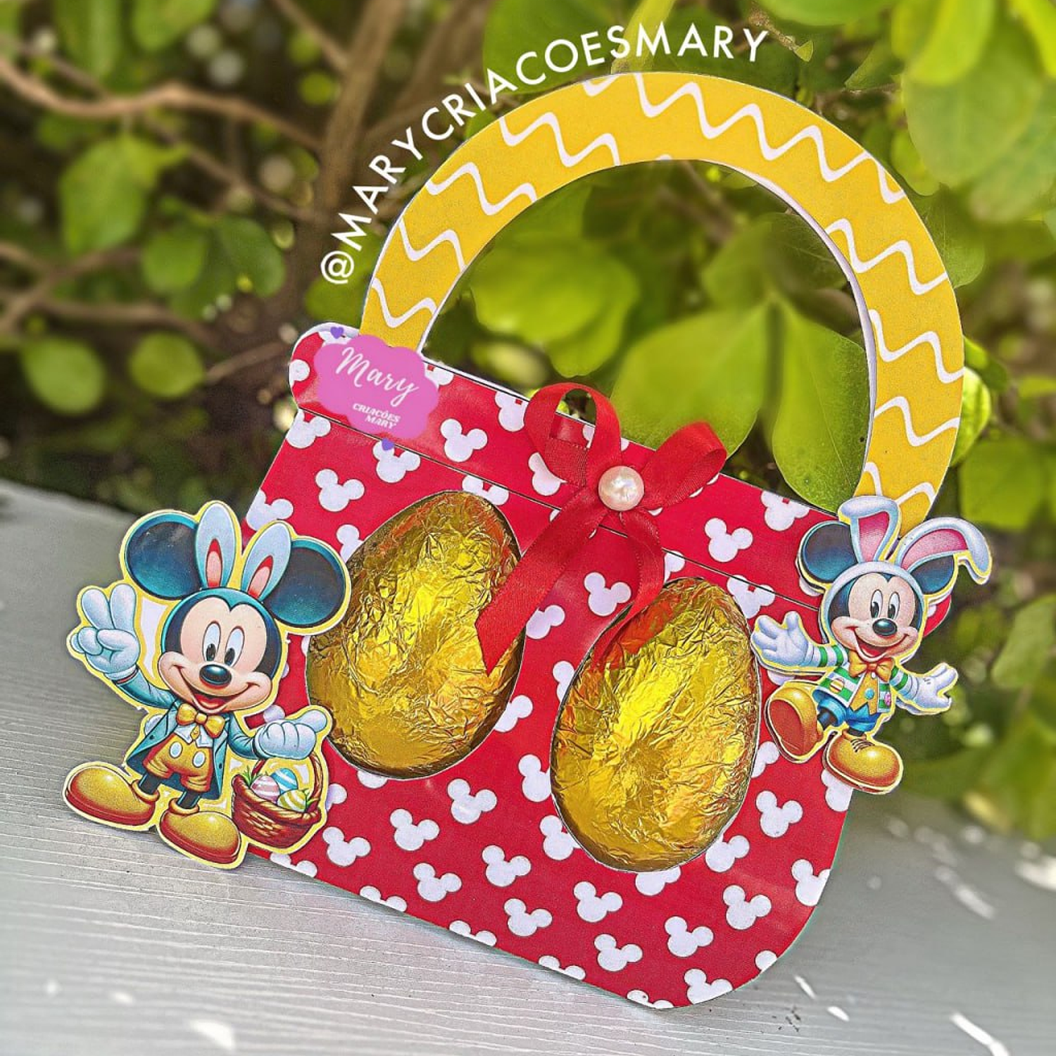 Arquivo Cestinha 2 Ovinhos 50g Mickey + 4 Temas - Mary Criações   1