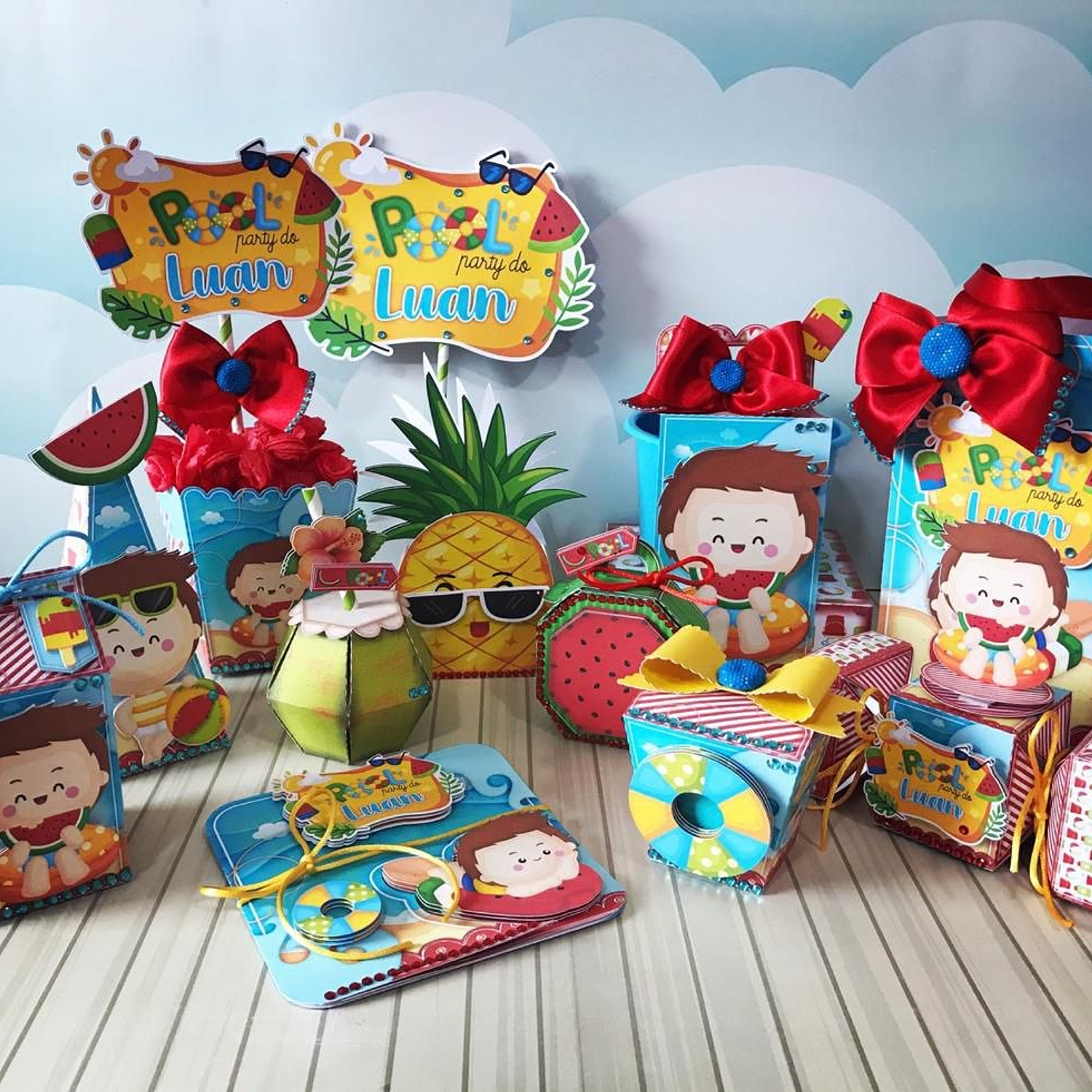 Arquivo Pool Party Menino - Lina Criativa  1