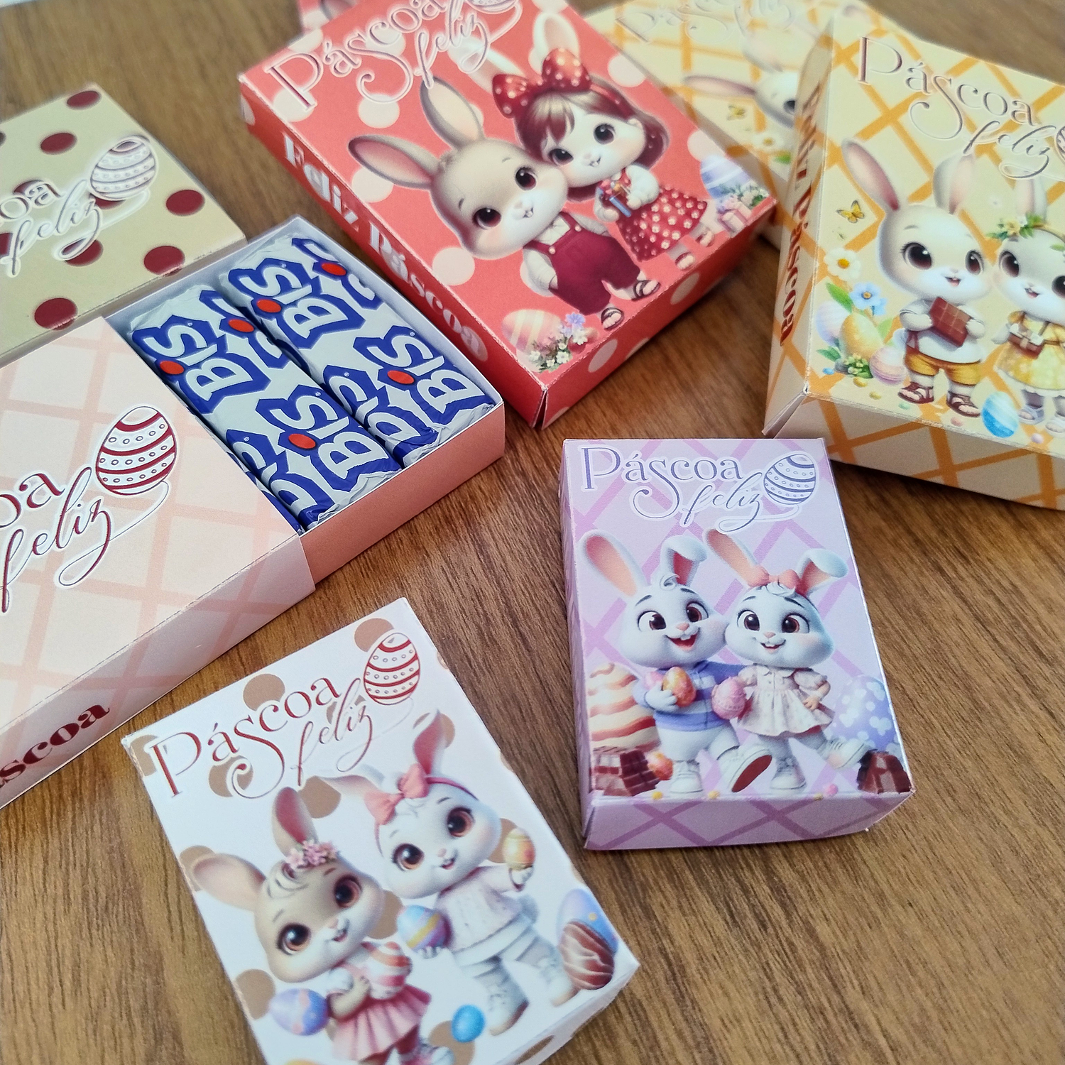 Arquivo Caixa Páscoa Com Bis Coelho - Perfeita Arte   2