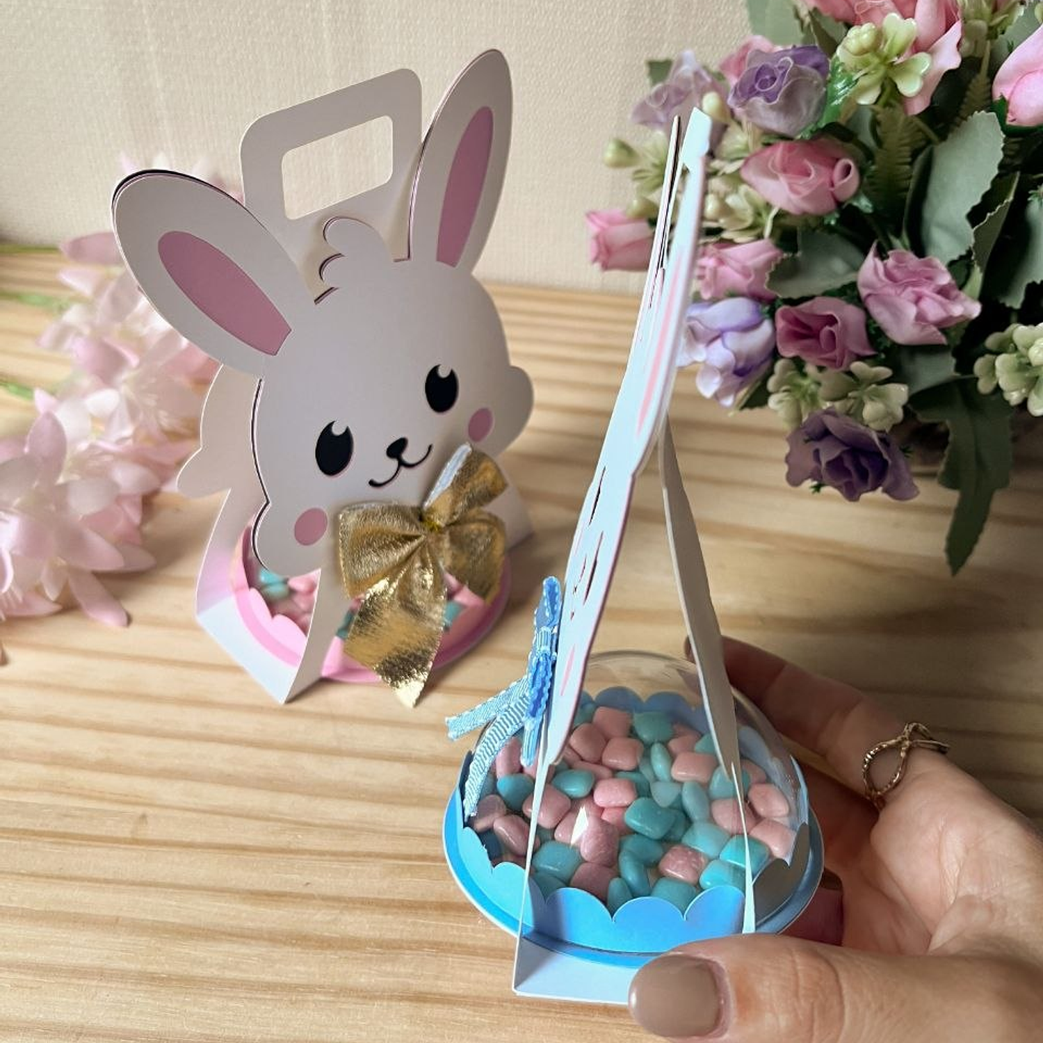 Arquivo Coelhinho Com Alça Páscoa 3