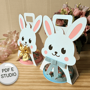 Arquivo Coelhinho Com Alça Páscoa