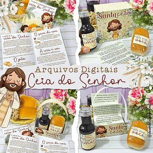 Arquivo Ceia Do Senhor - Kit Premium - Design por Desenhitos Da Jana