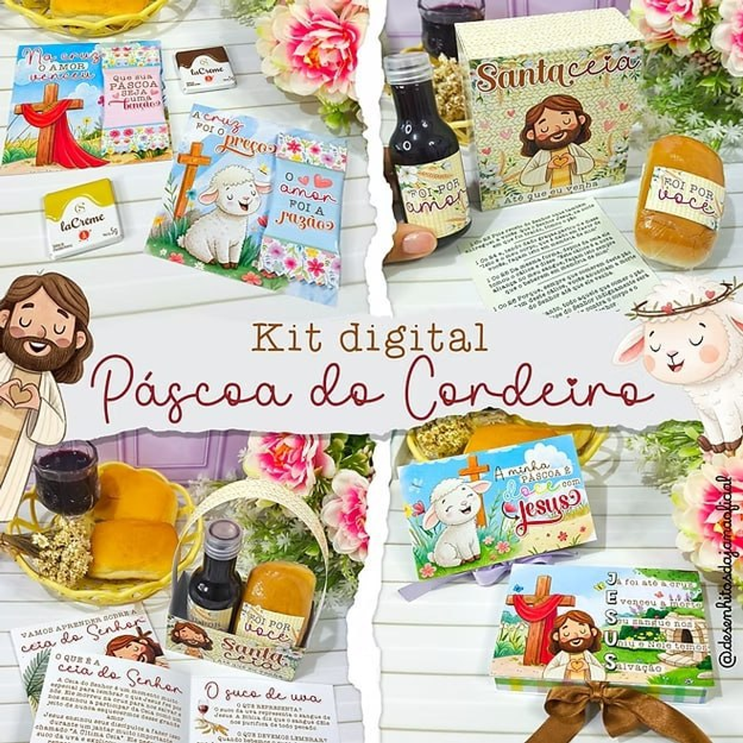 Arquivo Páscoa Do Cordeiro - Kit Premium - Design por Desenhitos Da Jana   1