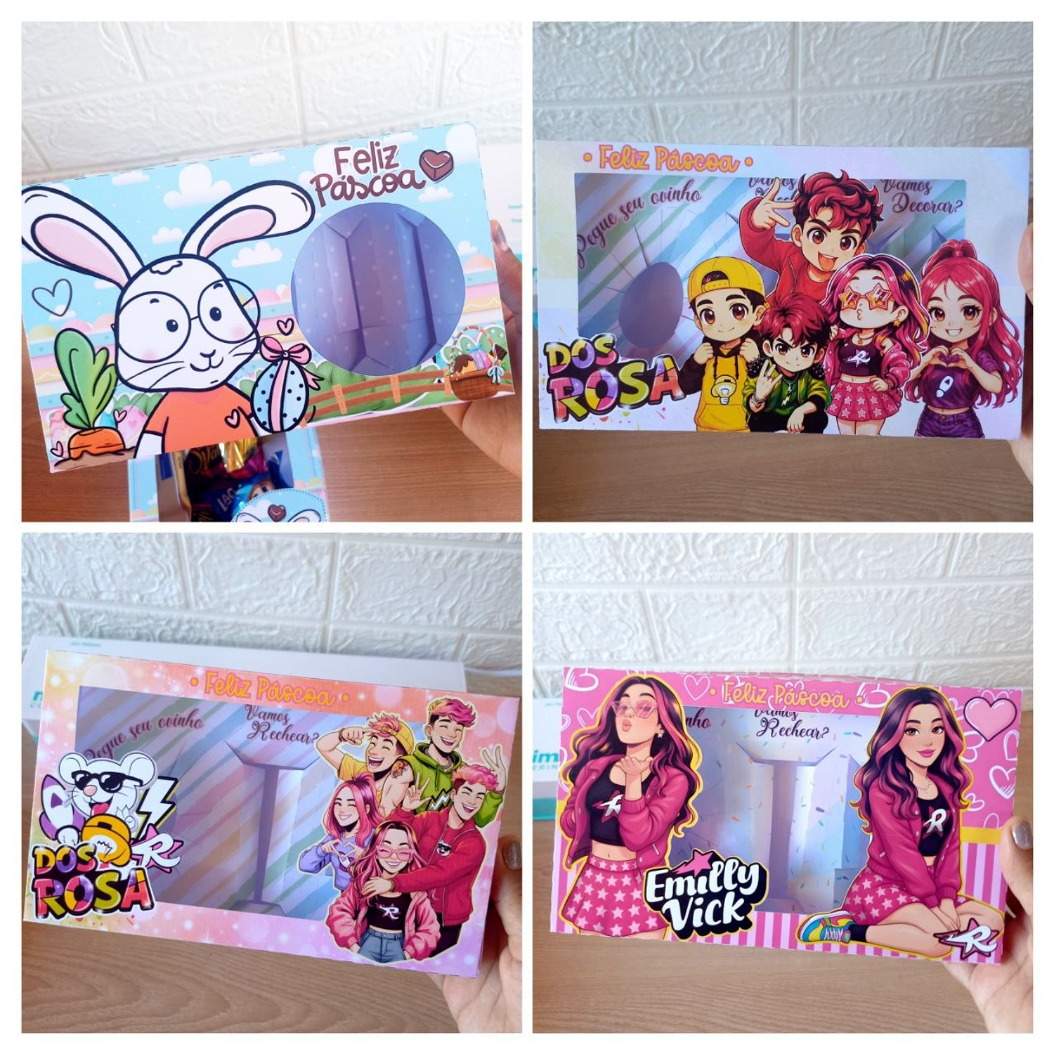 Arquivo Pack 01 Caixas Mini Confeiteiro Páscoa 9 Temas 3