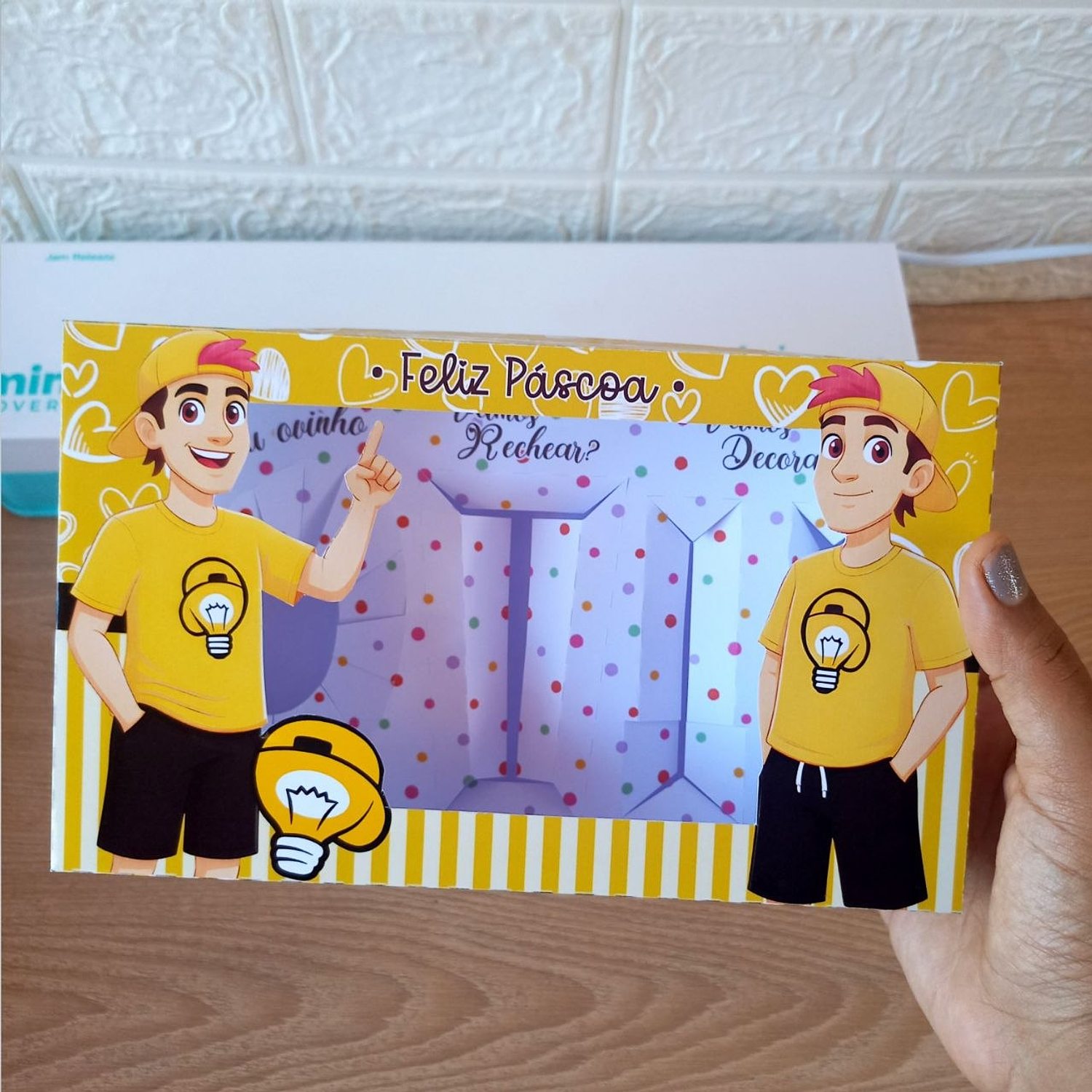 Arquivo Pack 02 Caixas Mini Confeiteiro Páscoa 10 Temas 6