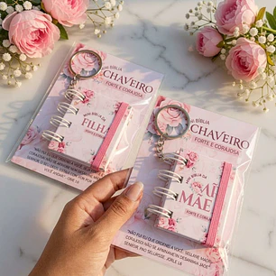 Arquivo Chaveiro Mini Bíblia dia das Mães - Encaderna com Amor