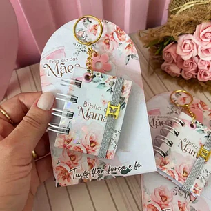 Arquivo Chaveiro Mini Bíblia Dia das Mães 