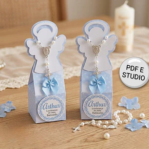 Arquivo Caixa Anjo Mini Terço Batizado