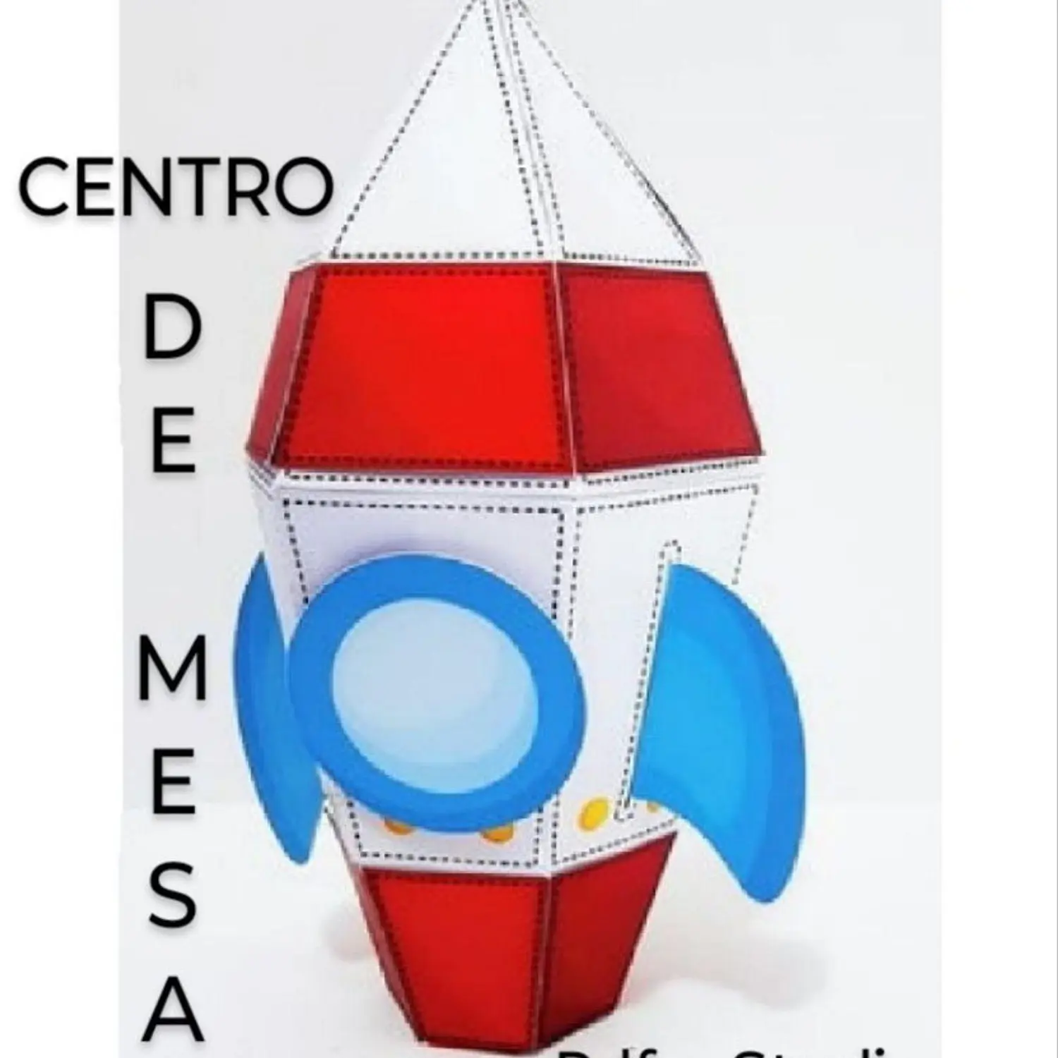Arquivo Centro De Mesa Foguete Astronauta 1
