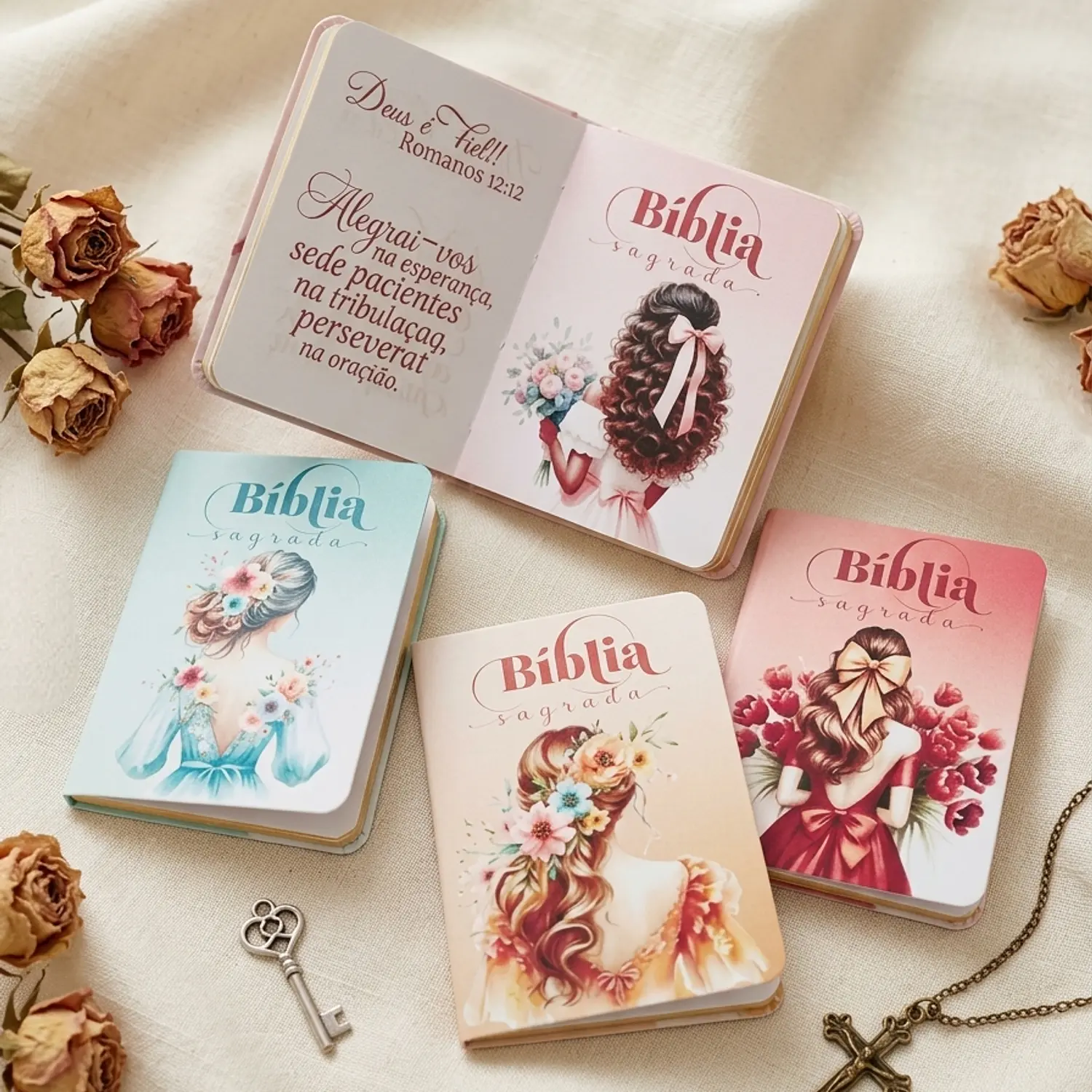 Arquivo Mini Bíblia Floral 1