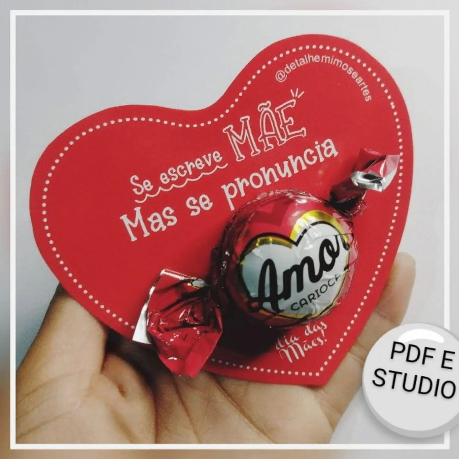 Arquivo Card Coração Dia das Mães 