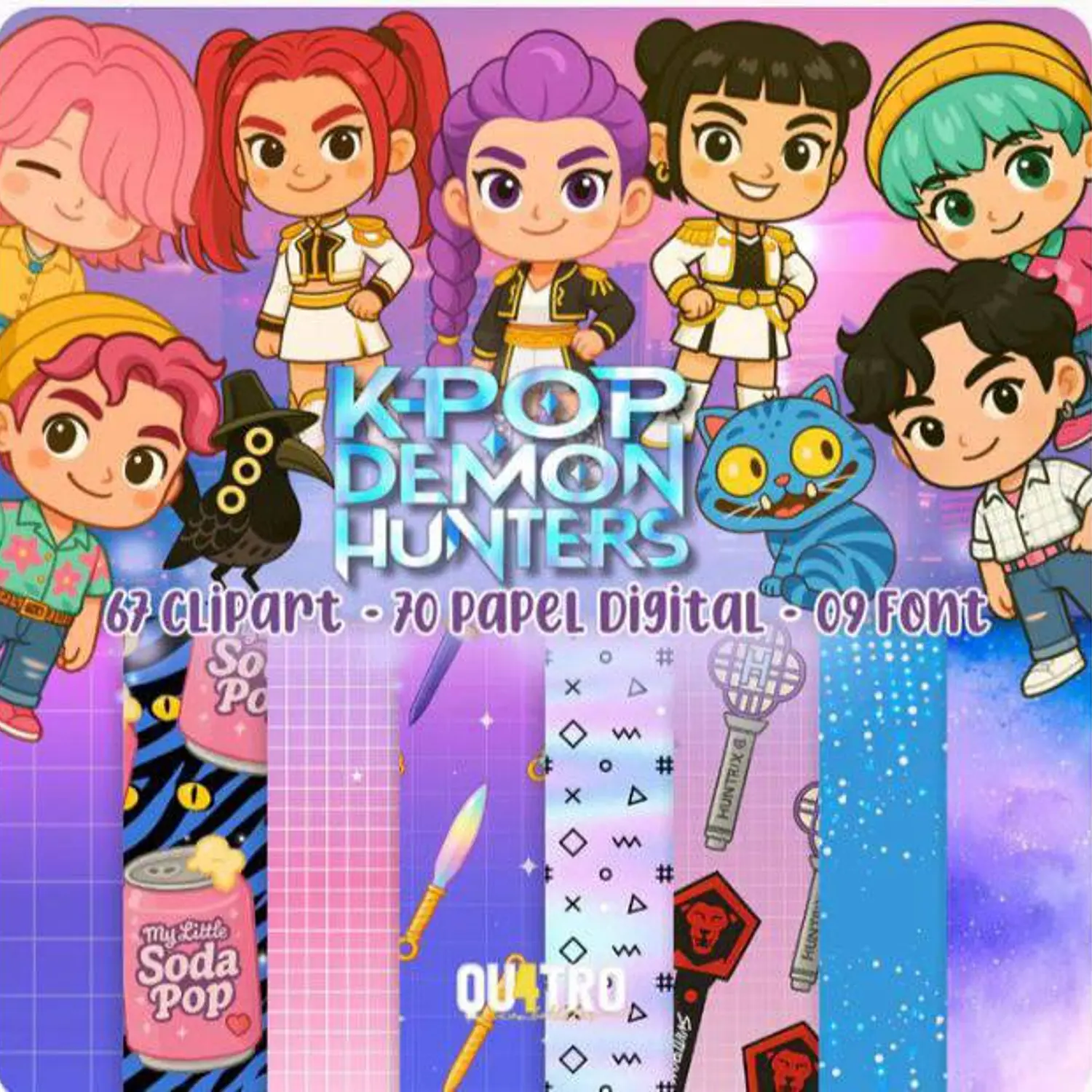 Kit Digital K-Pop Demon Hunters