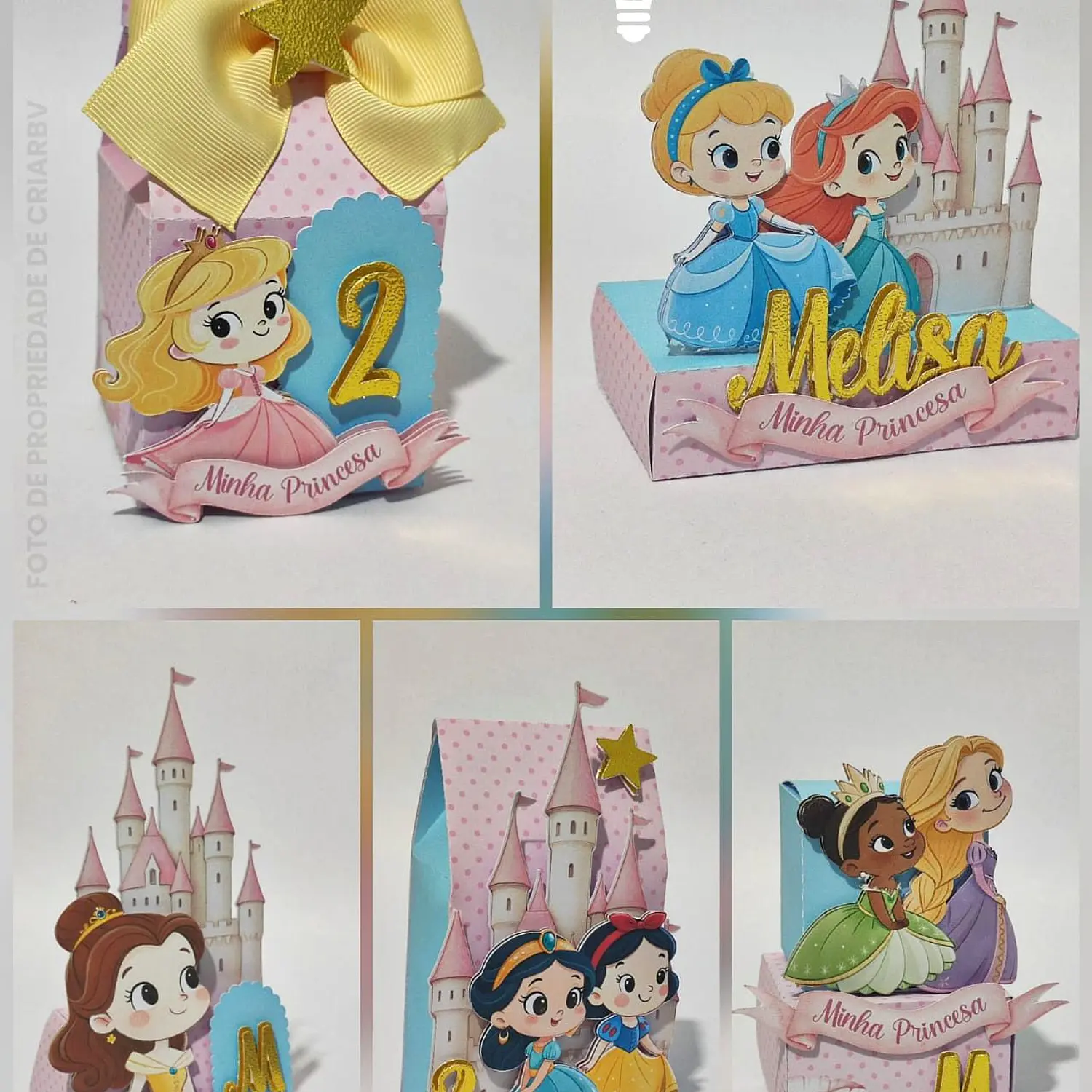 Arquivo Princesas Aquarela - Cria bv