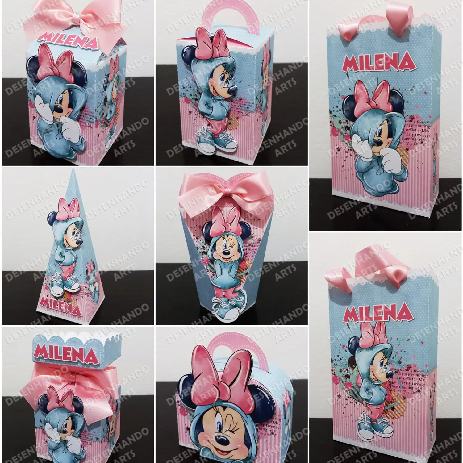 Arquivo Minnie Aquarela - Desenhando Arts