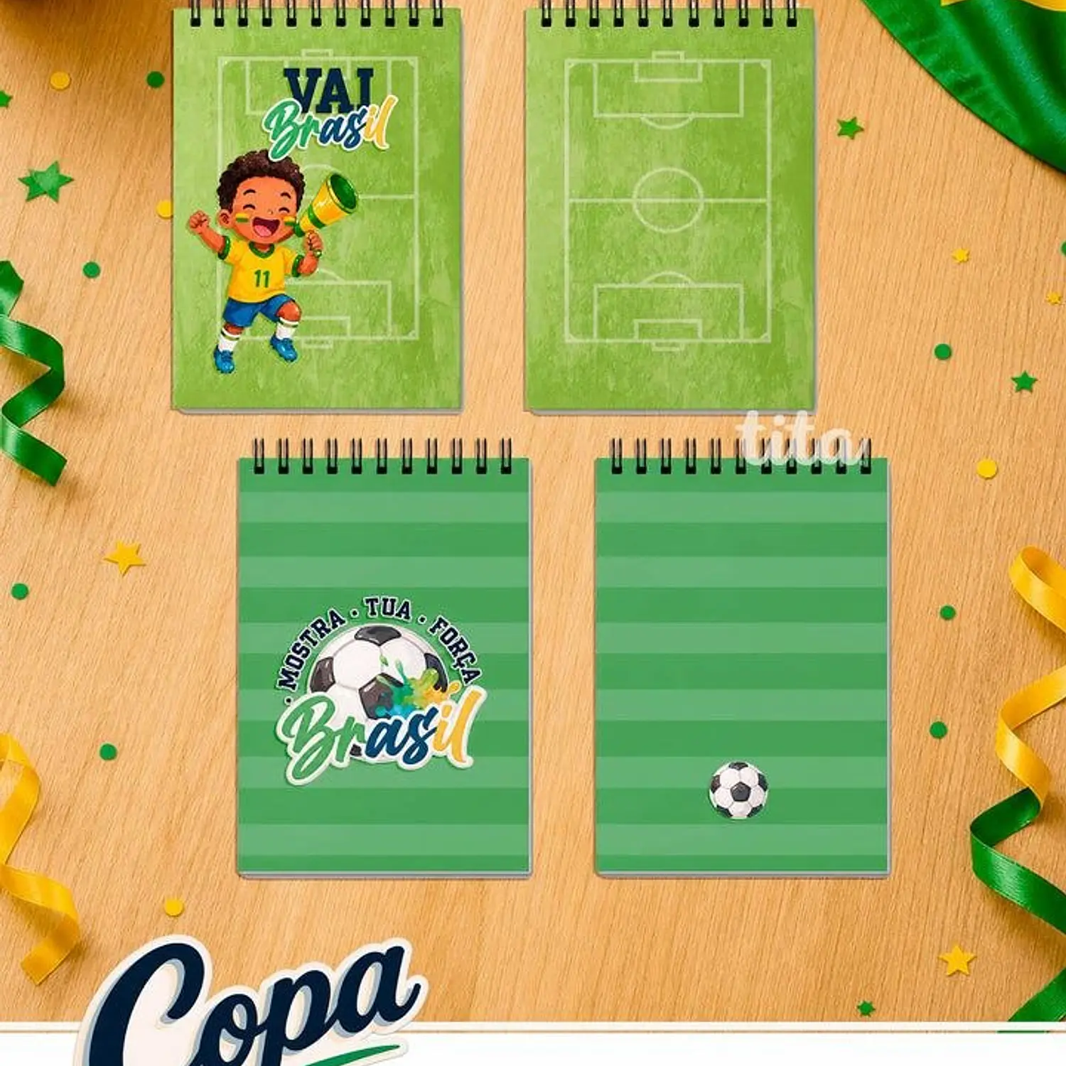 Arquivo Copa 2026 - Kit Encadernação - Tita 7