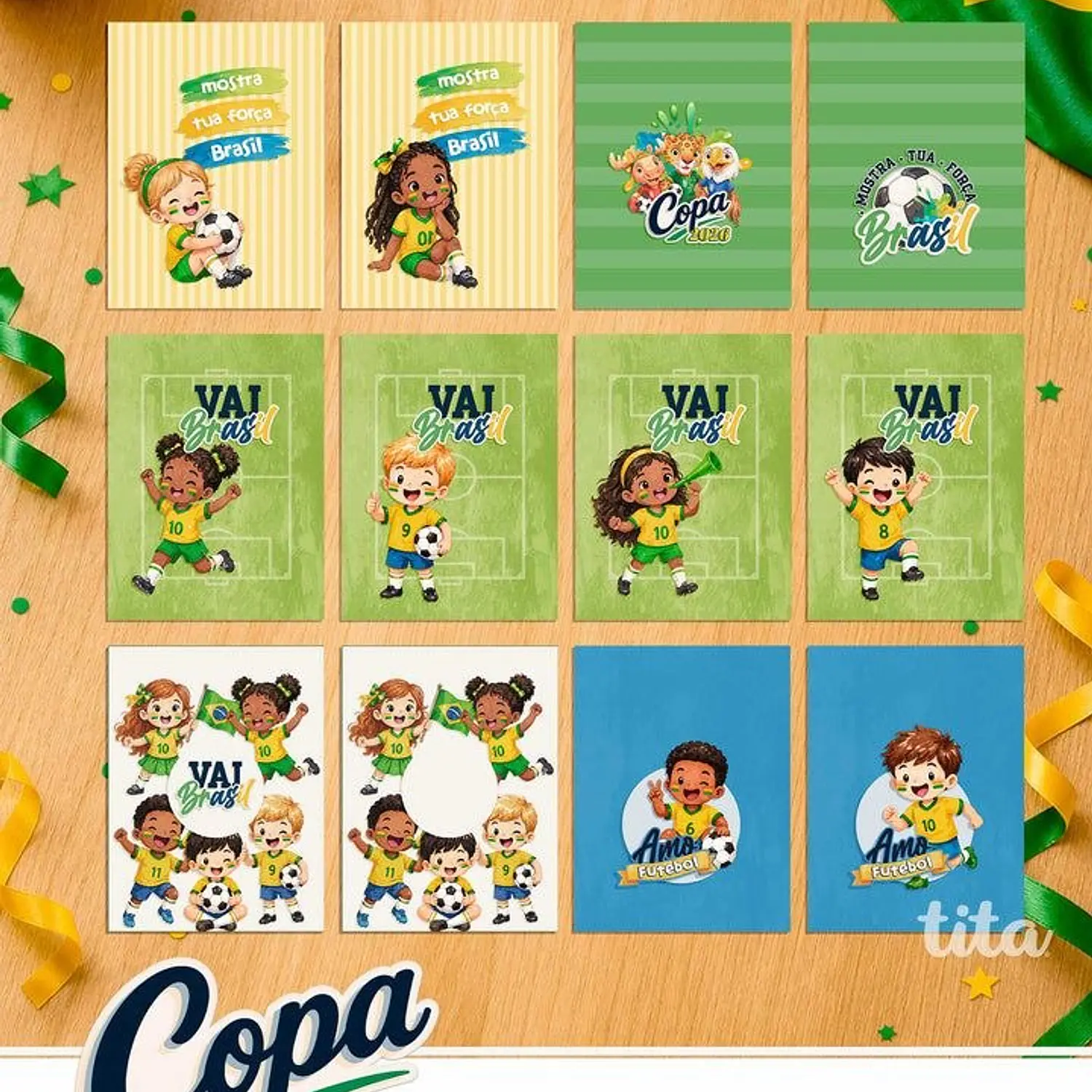 Arquivo Copa 2026 - Kit Encadernação - Tita 3