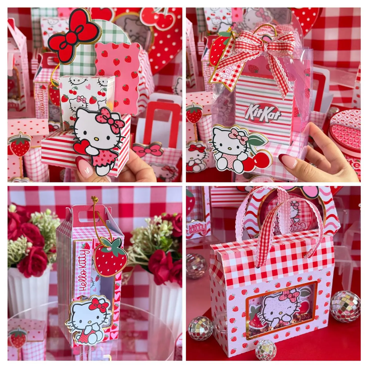 Aquivo Kit Hello Kitty Morango 4