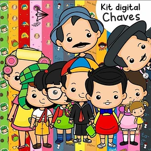 Kit Digital Chaves Cute