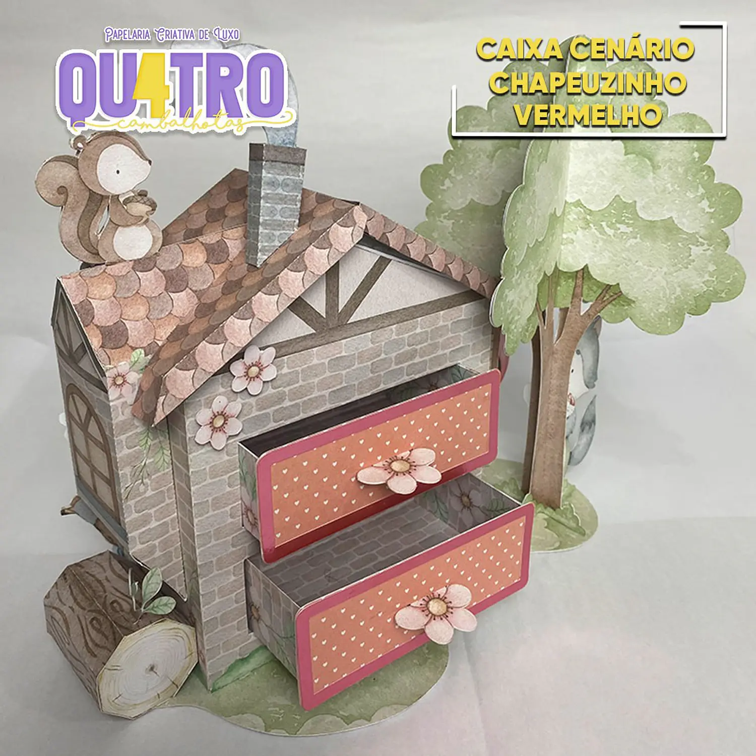 Arquivo Caixa Cenário Chapeuzinho Vermelho - Qu4tro Cambalhotas 2