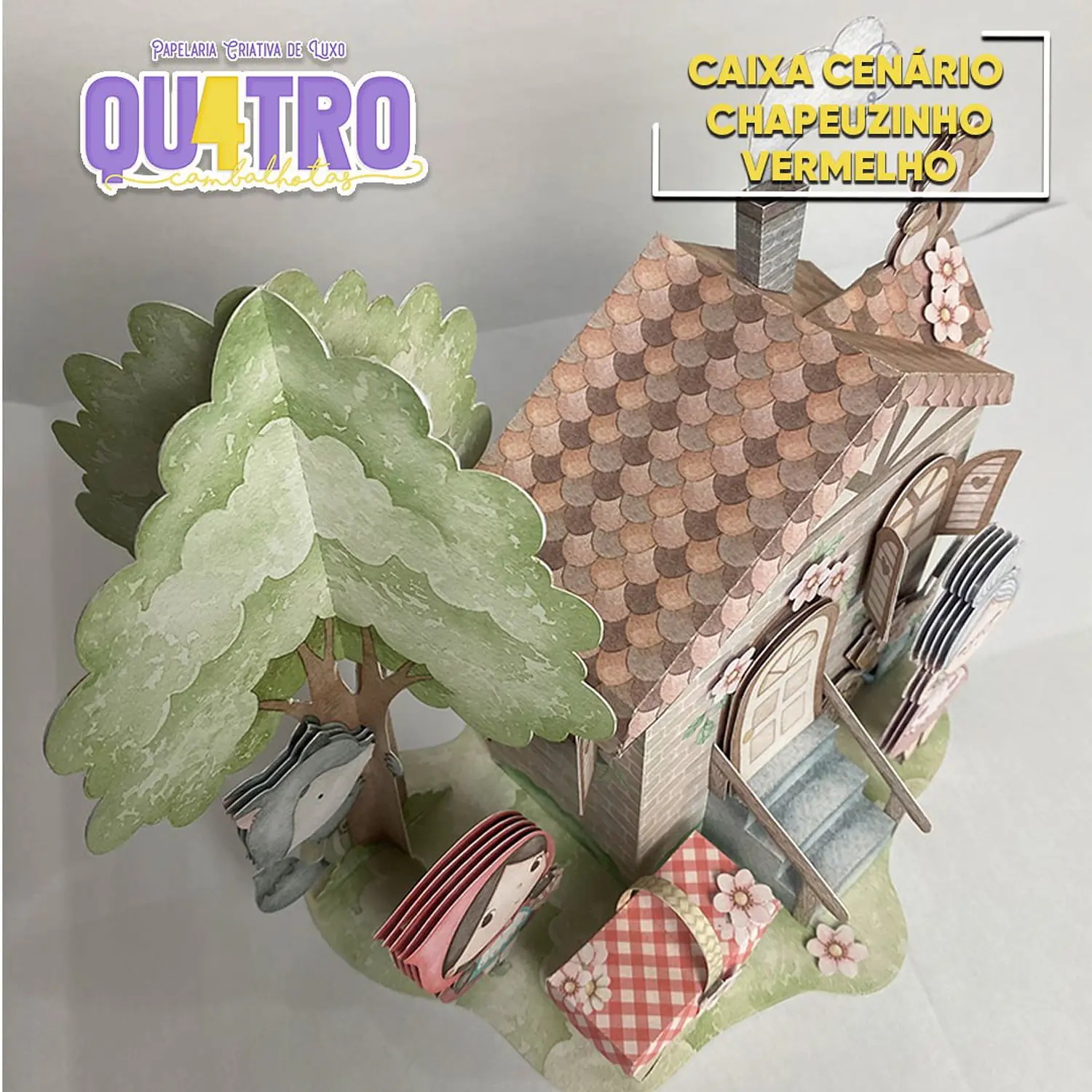 Arquivo Caixa Cenário Chapeuzinho Vermelho - Qu4tro Cambalhotas 3