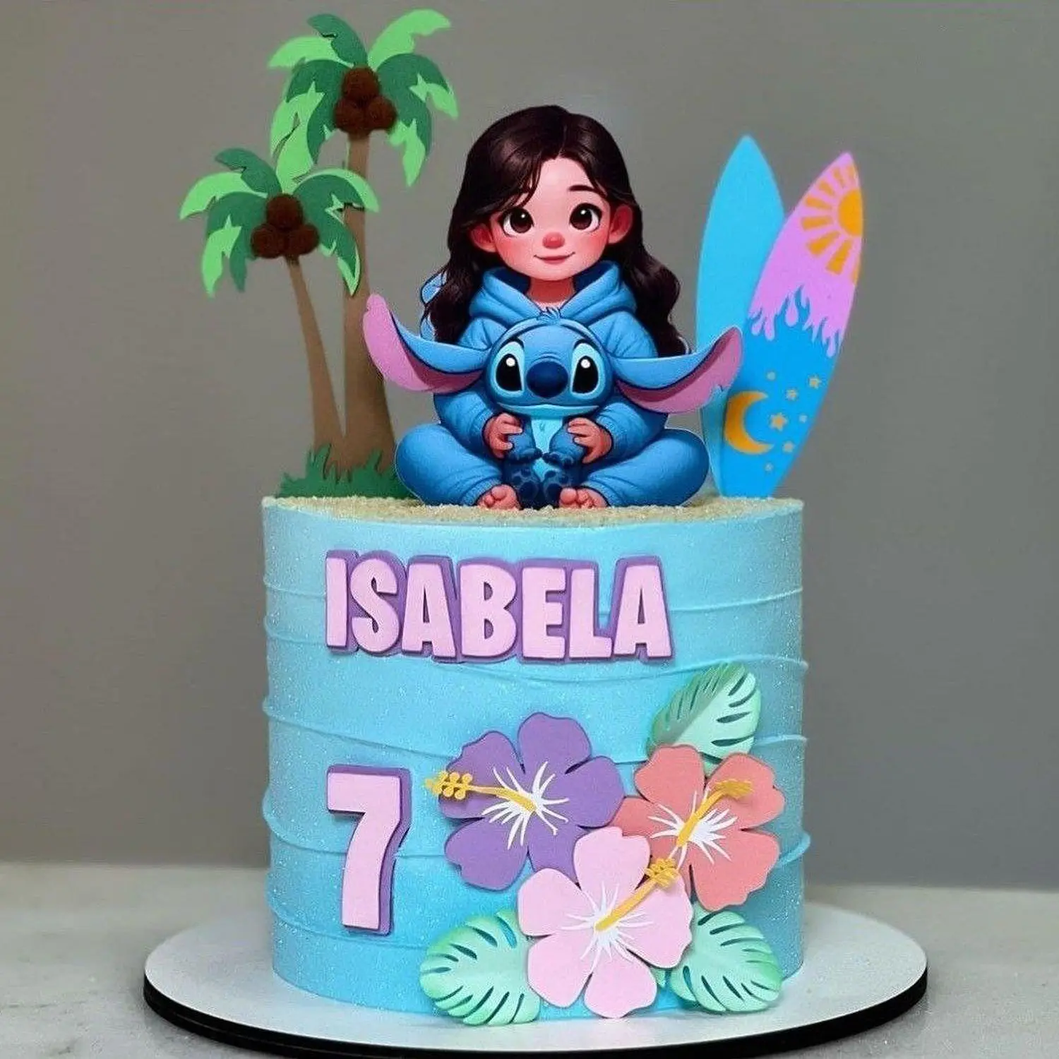 Topo Stitch Menina 3D