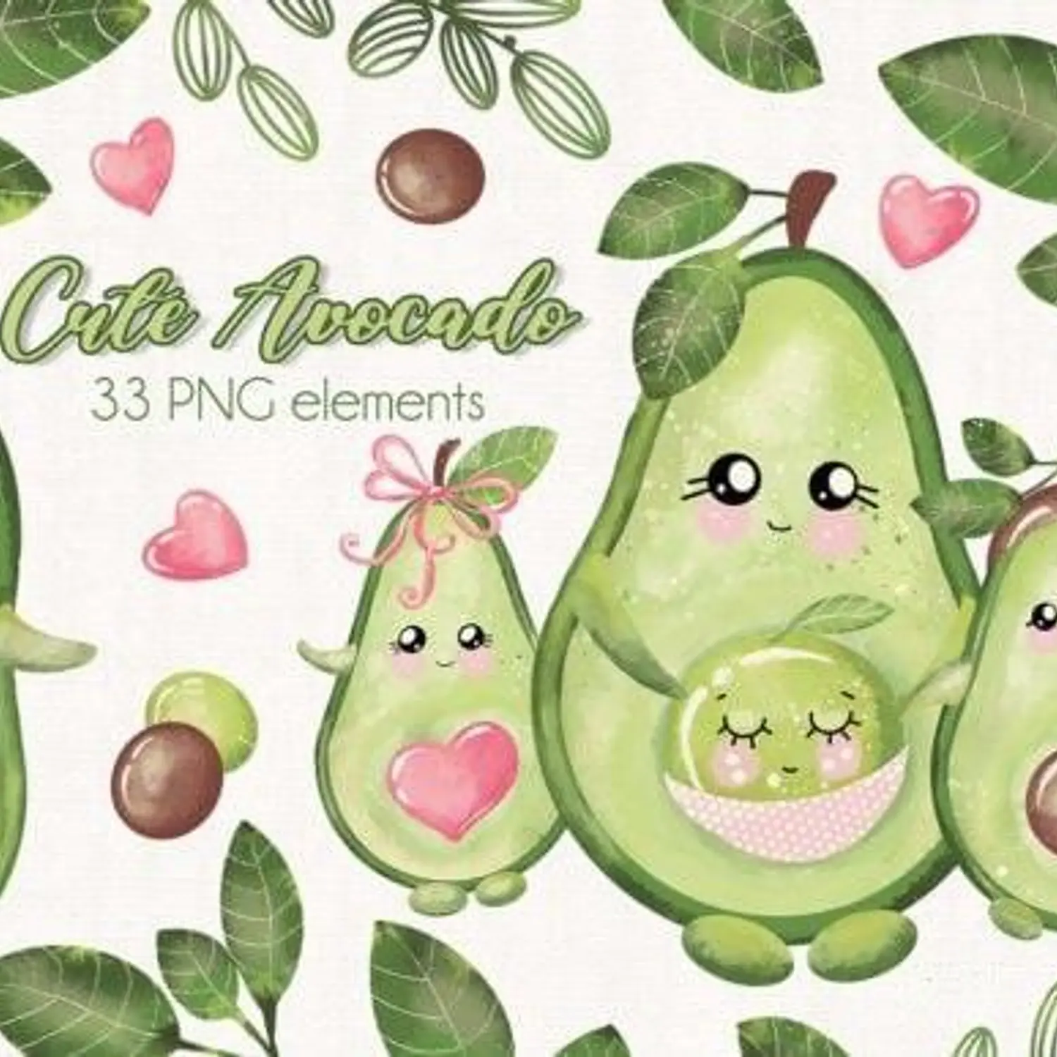 Kit Digital Abacate Family Avocado