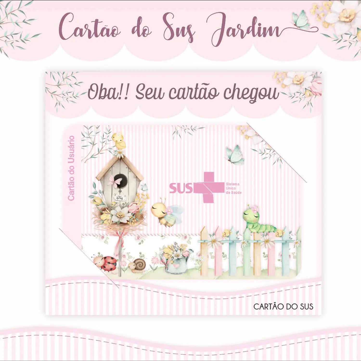 Encadernação Kit Caderneta Jardim 4