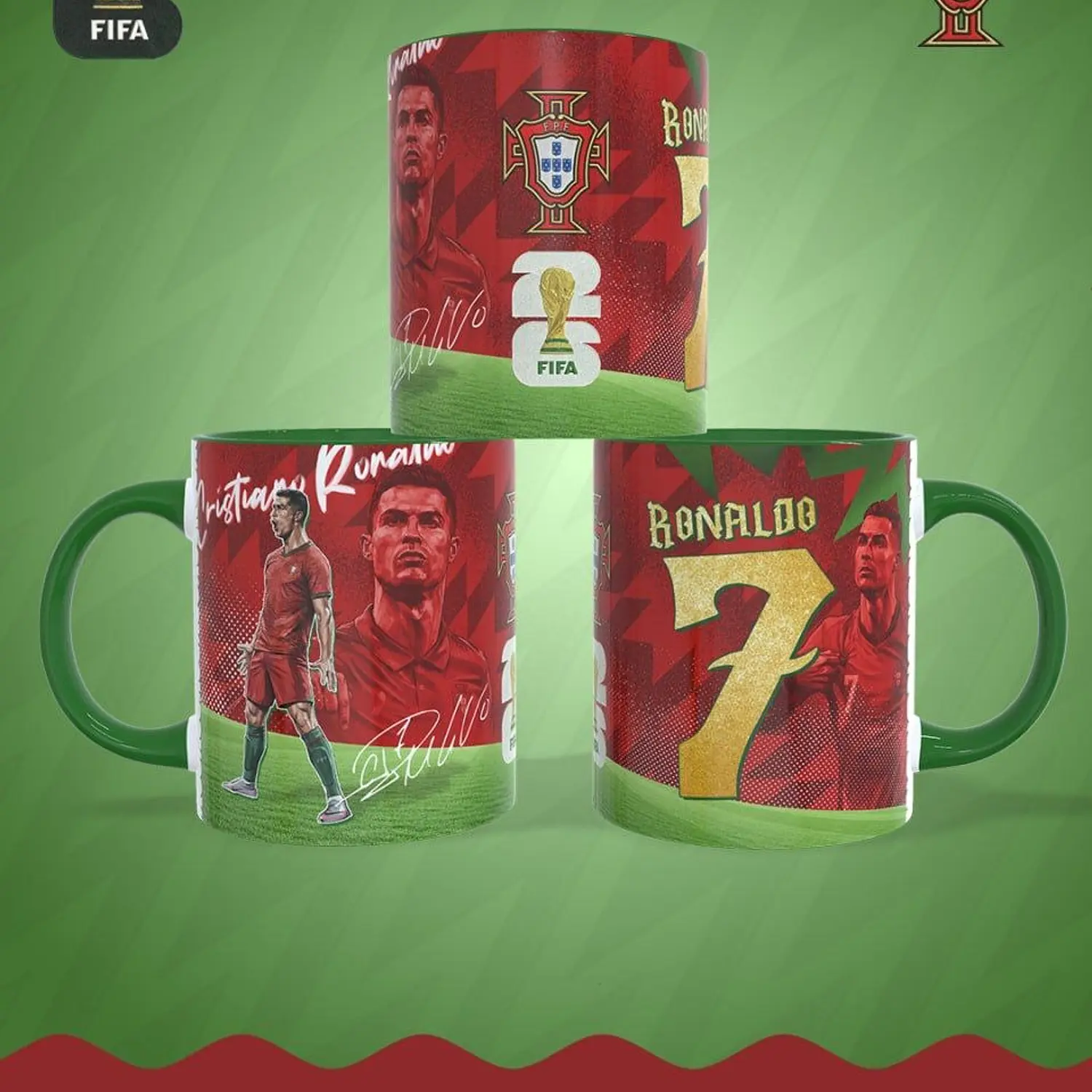 Kit Sublimação Arte Para Caneca Copa Do Mundo 2026 2
