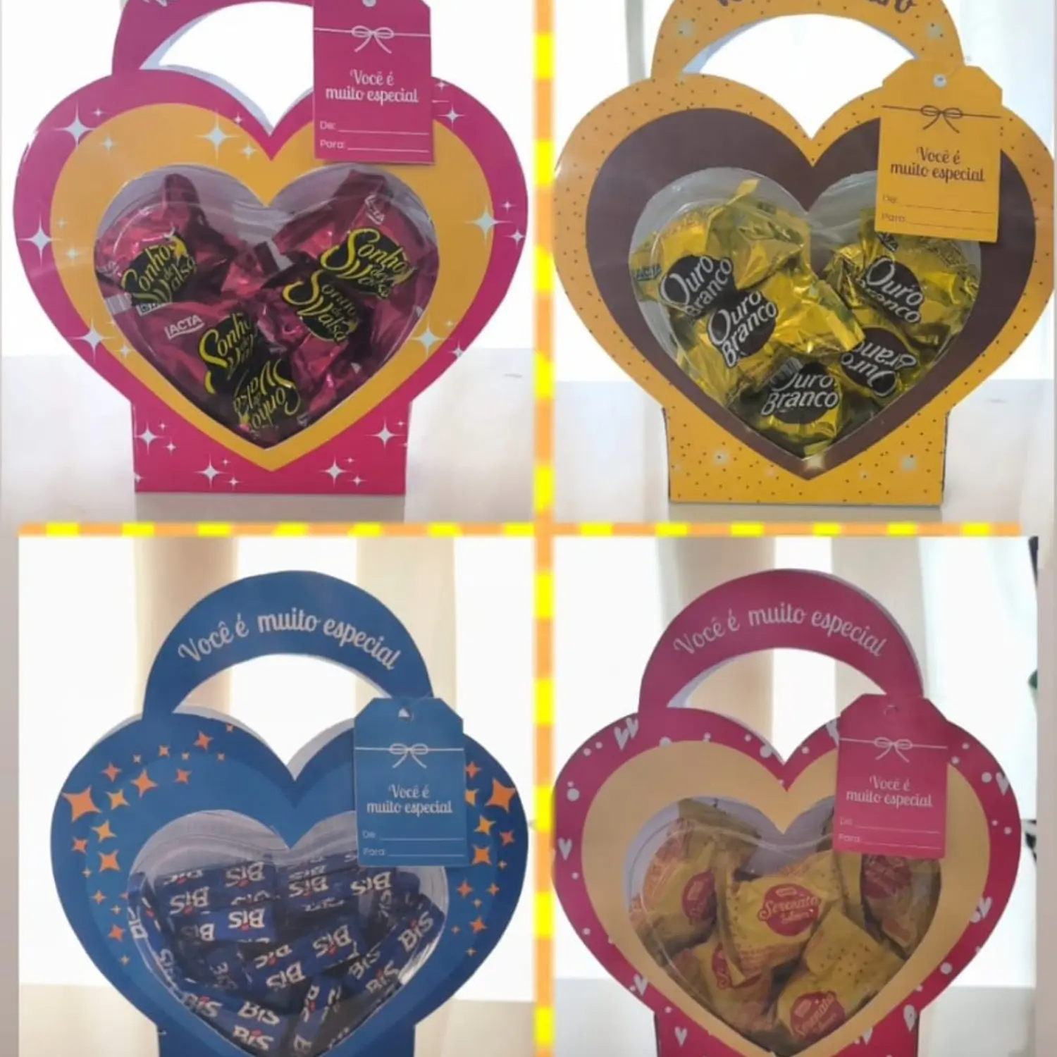 Arquivo Sacolinha Coração Para Chocolates