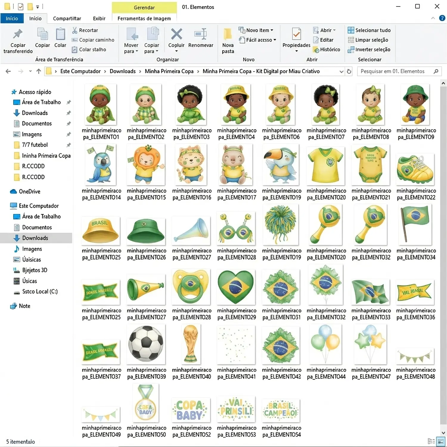 Arquivo Kit Digital Minha Primeira Copa - Miau Criativo 2