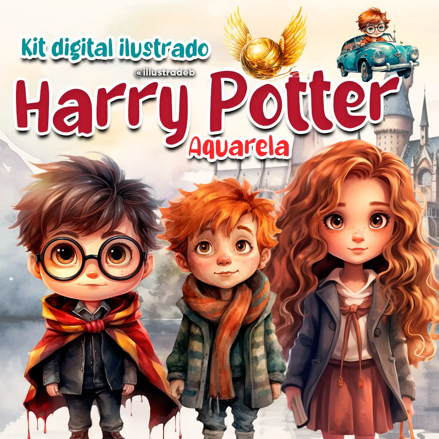 Kit Digital Harry Potter - Ilustrabed