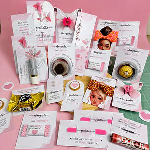 Arquivo Kit Gratidão Mimo Para Cliente - Bella Ideia