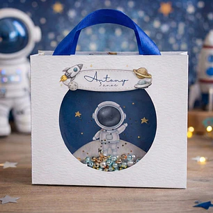 Arquivo Sacola Astronauta Shaker luxo + Molde Limpo