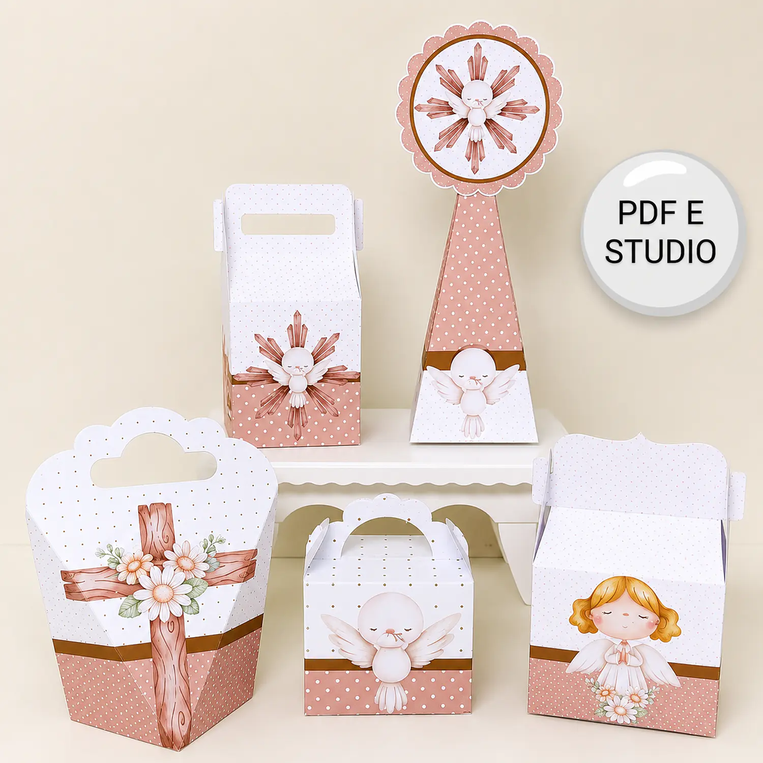 Arquivo Batizado Rosa - Pdf e Studio